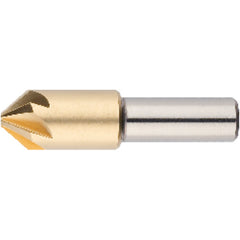 3/8″ Cutting Dia. 1/4″Shank Dia, 6 Flute, 82 Degrees, HSSCo Countersink Series/List #1755 - Americas Industrial Supply