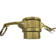 USA Sealing - 1-1/2" x 1-1/2" Cam & Groove Female Coupler Female NPT Thread - Americas Industrial Supply