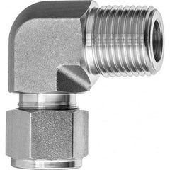 Value Collection - Metal Compression Tube Fittings Type: Male Elbow End Connections: Comp x MNPT - Americas Industrial Supply