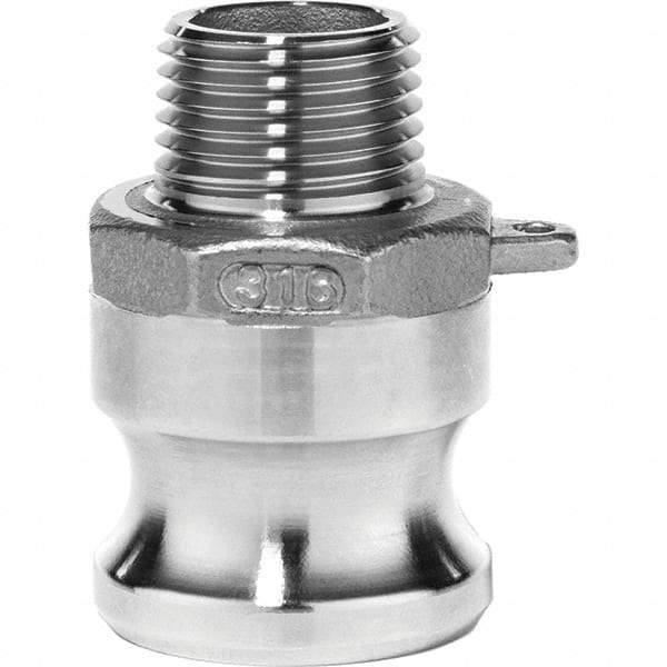 Value Collection - Suction & Discharge Hose Couplings Type: Cam & Groove Coupling Descriptor: Male Adapter Male NPT Thread - Americas Industrial Supply