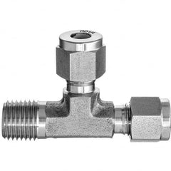 Value Collection - Metal Compression Tube Fittings Type: Male Run Tee End Connections: Comp x Comp x MNPT - Americas Industrial Supply