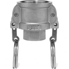 USA Sealing - 1-1/2" x 1-1/2" Cam & Groove Female Coupler Female NPT Thread - Americas Industrial Supply