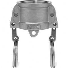USA Sealing - 1-1/2" Cam & Groove Dust Cap for Use with Adapters - Americas Industrial Supply