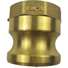 USA Sealing - 1-1/2" x 1-1/2" Cam & Groove Male Adapter Female NPT Thread - Americas Industrial Supply