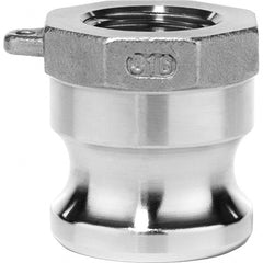 USA Sealing - 1-1/2" x 1-1/2" Cam & Groove Male Adapter Female NPT Thread - Americas Industrial Supply