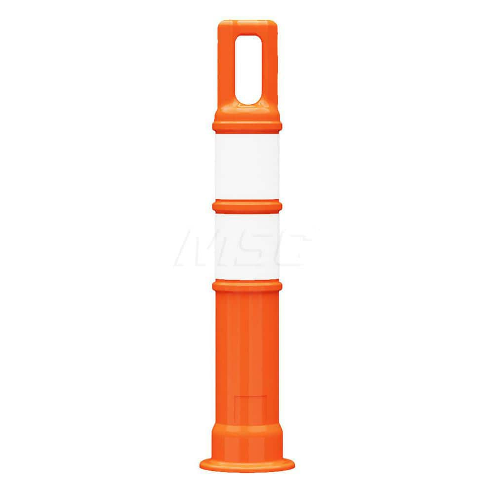 Traffic Barrels, Delineators & Posts; Type: Handle Top Delineator; Material: LDPE; Reflective: Yes; Base Needed: Yes; Height (Inch): 42; Width (Inch): 4-1/2; Additional Information: Sub Brand: Watchtower ™; Sheeting Grade: Engineer; Stripe Width: 4 in; Se