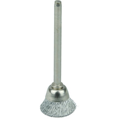 5/8″ Diameter - Steel Wire Mini Cup Brush
