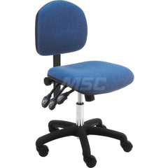 Task Chair: Fabric, Blue