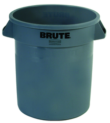Brute - 10 Gallon Round Container - Double-ribbed base - Americas Industrial Supply