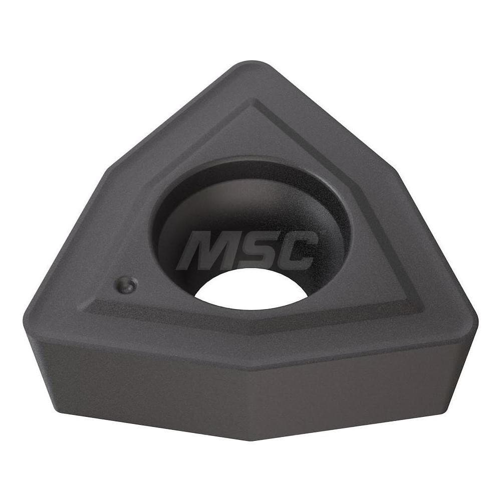 Indexable Drill Insert: WCMX YG602, Carbide TiAlN Finish, 3/8″ Inscribed Circle, 5/32″ Thick, 1/32″ Corner Radius