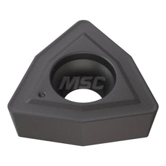 Indexable Drill Insert: WCMX YG602, Carbide TiAlN Finish, 3/8″ Inscribed Circle, 5/32″ Thick, 1/32″ Corner Radius