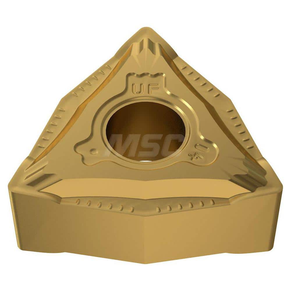 Turning Insert:  WNMG060404-UF YG801,  Solid Carbide TiAlN Finish,  0.2240″ Long,  3/8″ Inscribed Circle,  N/A Series  WNMG