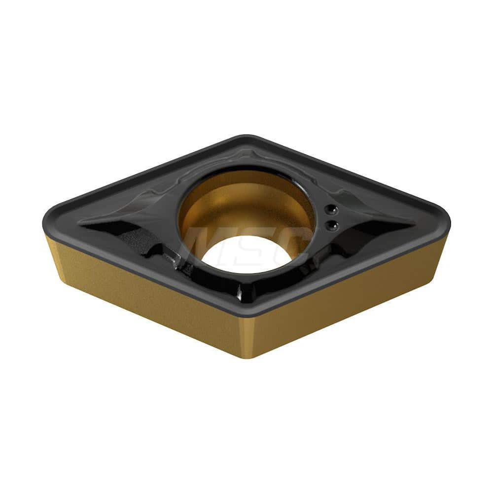 Turning Insert:  DCMT070208-UG YG3010,  Solid Carbide TiCN & Al2O3 Finish,  0.2950″ Long,  1/4″ Inscribed Circle,  N/A Series  DCMT