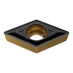 Turning Insert:  DCMT070204-UF YG3010,  Solid Carbide TiCN & Al2O3 Finish,  0.2950″ Long,  1/4″ Inscribed Circle,  N/A Series  DCMT