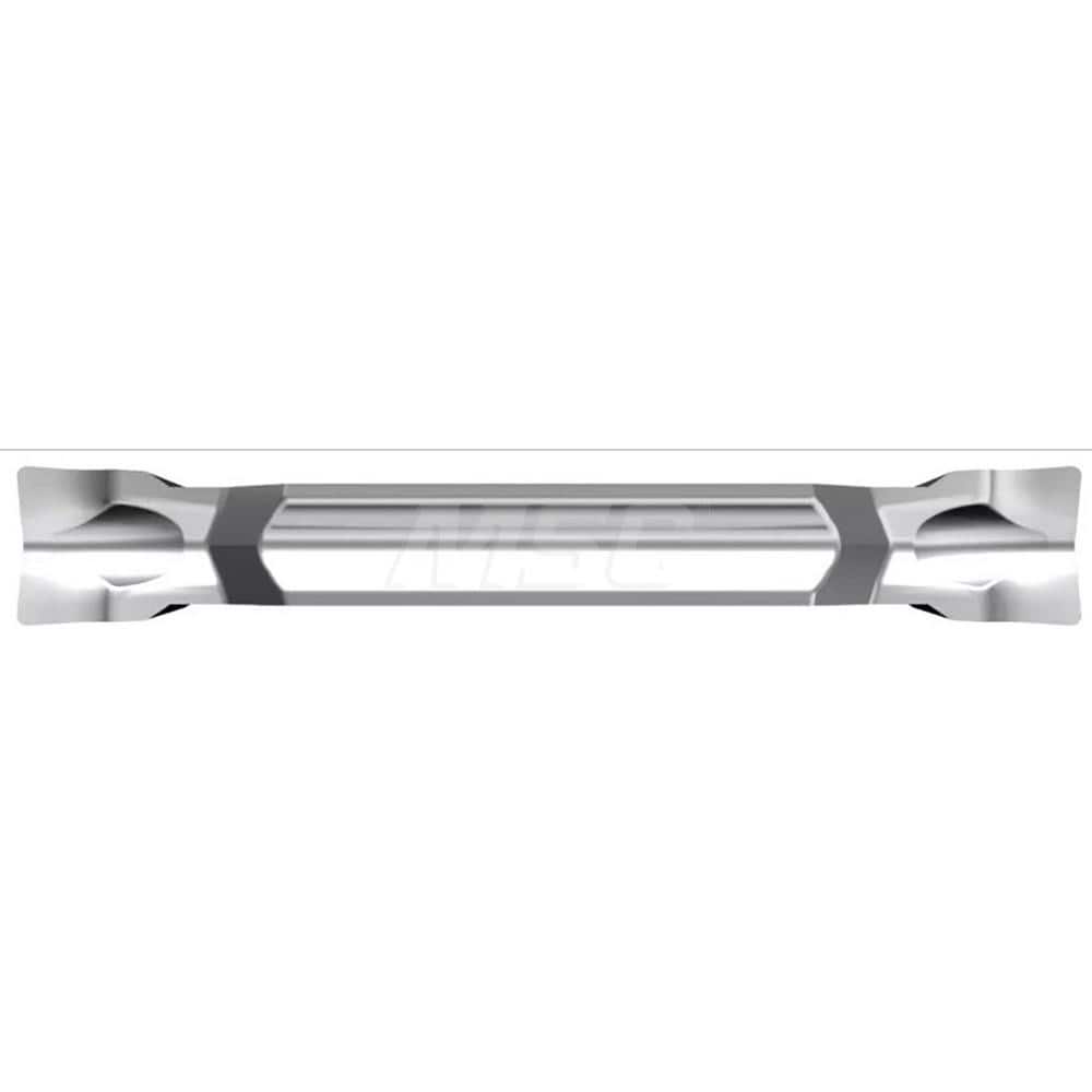 Grooving Insert: YG602, Solid Carbide TiAlN Finish, Neutral, 0.118″ Cutting Width