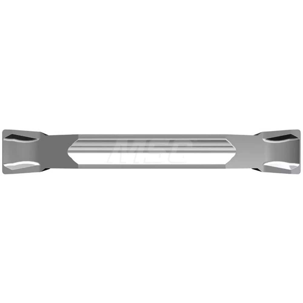 Grooving Insert: YG602, Solid Carbide TiAlN Finish, Neutral, 0.157″ Cutting Width