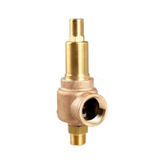 3/4 Mnpt X 1 Fnpt Series 740-Df Asme Section Viii Safety Valve With (D) Orifice, Metal Seat, Closed Cap For Liquid Service Set 125 Psi