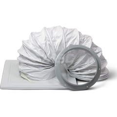 Air Conditioner Accessories; Type: Round Flex Duct; For Use With: Ceiling Discharge Kit (12, 18, 24); Description: 12″ Round Flex Duct with 2'x2' Ceiling Tile and Flange; Type: Round Flex Duct; For Use With: Ceiling Discharge Kit (12, 18, 24); Type: Round