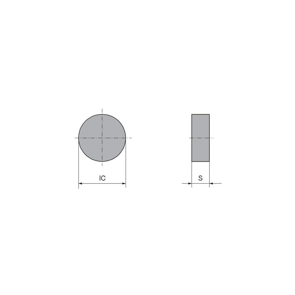 Milling Insert:  RNGN 120700TN-010D CTIS710,  CTIS710,  Ceramic N/A Finish,  1.0000″ OAW