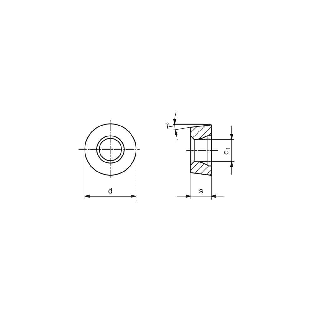 Turning Insert:  RCGT0602MOENSM CTCP125,  Solid Carbide TiCN & Al2O3 Finish,  Neutral,  0.1181″ Corner Radius,  0.0 &deg N/A Round,  Series  RCGT