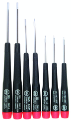 7 Piece - .71mm - 3mm - Precision Hex Screwdriver Metric Set - Americas Industrial Supply