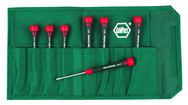 8 Piece - .028 - 1/8 - PicoFinish Precision Hex Screwdriver Inch Set In Pouch - Americas Industrial Supply