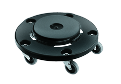 Trash Container Dolly - Black - Americas Industrial Supply