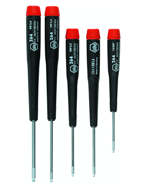 5 Piece - Ergo Handle Screwdriver Set - Includes: TX-10; TX-15; TX-20; TX-25; TX-30; 8" Long - Americas Industrial Supply