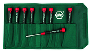 8 Piece - 2.0mm - 5.5mm - PicoFinish Precision Metric Nut Driver Set in Canvas Pouch - Americas Industrial Supply