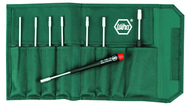 8 Piece - 3/32 - 1/4" - Precision Inch Nut Driver Set in Canvas Pouch - Americas Industrial Supply