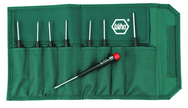 8 Piece - T3; T4; T5; T6; T7; T8 x 40mm; T9; T10 x 50mm - Precision Torx Screwdriver Set in Pouch - Americas Industrial Supply