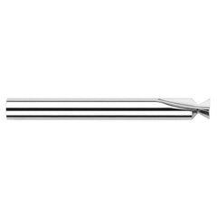 Dovetail Cutters - 0.3125″ (5/16″) Cutter Diameter 90° included Carbide Dovetail Cutter, 3 Flutes