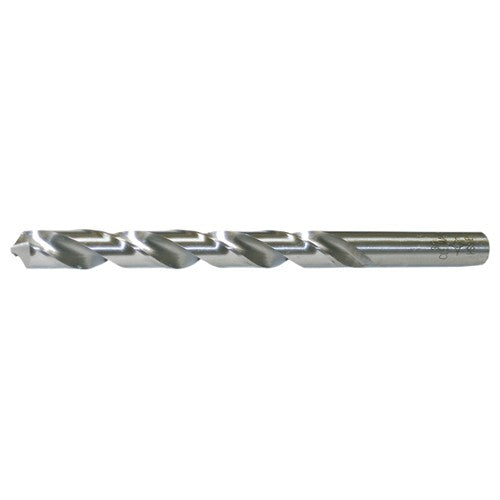 9.80mm RHS / RHC HSS 118 Degree Radial Point CLE-MAX Jobber Drill - Bright - Exact Industrial Supply