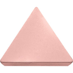 TPMN110308 CA320 Carbide Turning Insert TiCl2O3/Ti Finish, Neutral, 1/4″ Inscribed Circle, 0.0315″ Corner Radius, 0.1252″ Thick, 60° Triangle, Series CA3