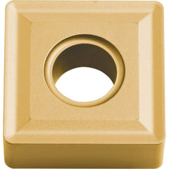 SNMG 090304 CA5525 Carbide Turning Insert TiCl2O3/TiN Finish, Neutral, 3/8″ Inscribed Circle, 0.0157″ Corner Radius, 0.1252″ Thick, 90° Square, Series CA55