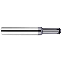 Single Profile Thread Mill: M10 x 0.75 to M10 x 1.50, Internal & External, 4 Flutes, Solid Carbide 8″ Cut Dia, 2.4803″ OAL, AlTiN Coated