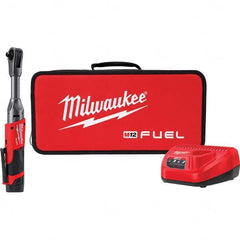 Milwaukee Tool - Cordless Impact Wrenches & Ratchets Voltage: 12.0 Drive Size (Inch): 3/8 - Americas Industrial Supply
