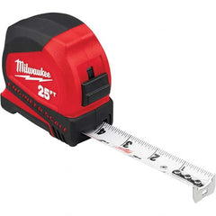 Milwaukee Tool - 25' x 1" White Blade Tape Measure - Americas Industrial Supply