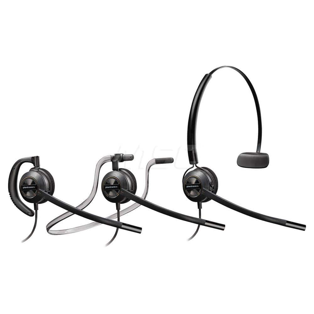 Plantronics - Office Machine Supplies & Accessories; Office Machine/Equipment Accessory Type: Headphones ; For Use With: PC Or Desk Phone With Poly Audio Processors Or Cables ; Contents: Headset; Quick Start Guide; Carrying Pouch; Two Ear Loops; One Smal - Exact Industrial Supply