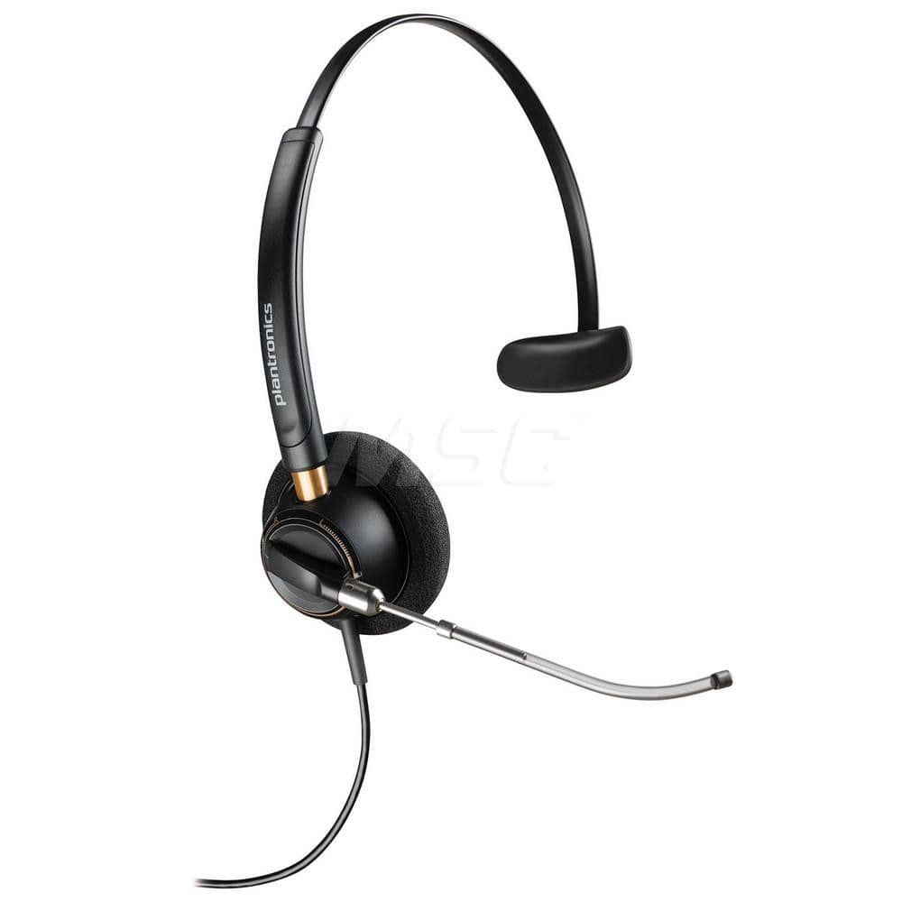 Plantronics - Office Machine Supplies & Accessories; Office Machine/Equipment Accessory Type: Headphones ; For Use With: PC Or Desk Phone With Poly Audio Processors Or Cables ; Contents: Headset; Quick Start Guide; Carrying Pouch; Two Ear Loops; One Smal - Exact Industrial Supply