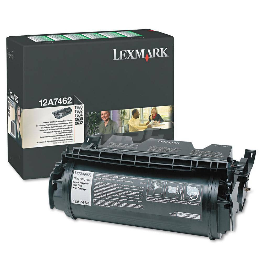 Lexmark - Office Machine Supplies & Accessories; Office Machine/Equipment Accessory Type: Toner Cartridge ; For Use With: Lexmark T630; T632; T634 ; Color: Black - Exact Industrial Supply