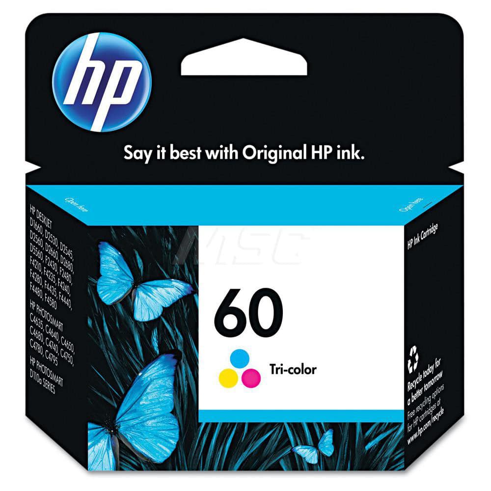 Hewlett-Packard - Office Machine Supplies & Accessories; Office Machine/Equipment Accessory Type: Ink Cartridge ; For Use With: HP Photosmart C4780 (Q8380A#ABA); HP Photosmart C4795 (Q8382A#ABA); HP Deskjet F4280 (CB656A#B1H); HP Deskjet D2560 (CB671A#B1 - Exact Industrial Supply