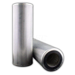 Replacement/Interchange Hydraulic Filter Element: Microglass, 10  µ