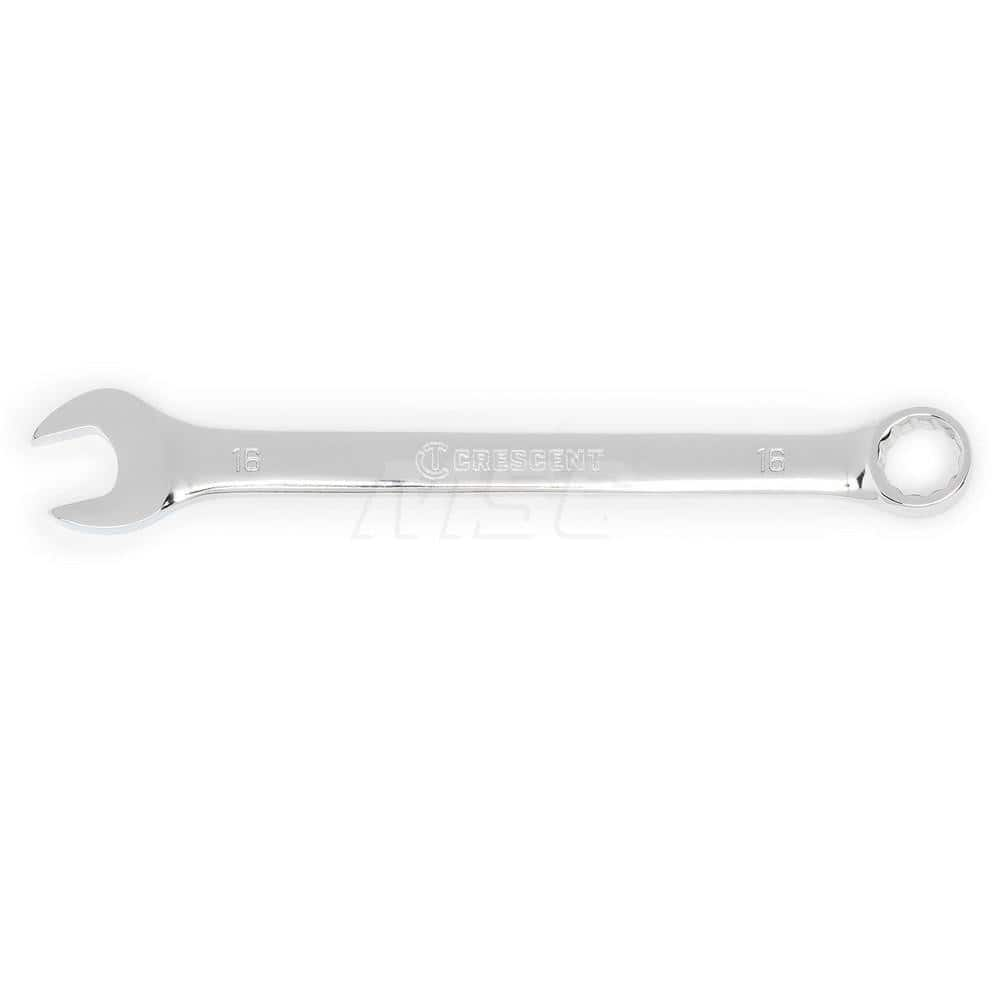 Combination Wrench: Alloy Steel, Polished Chrome-Plated