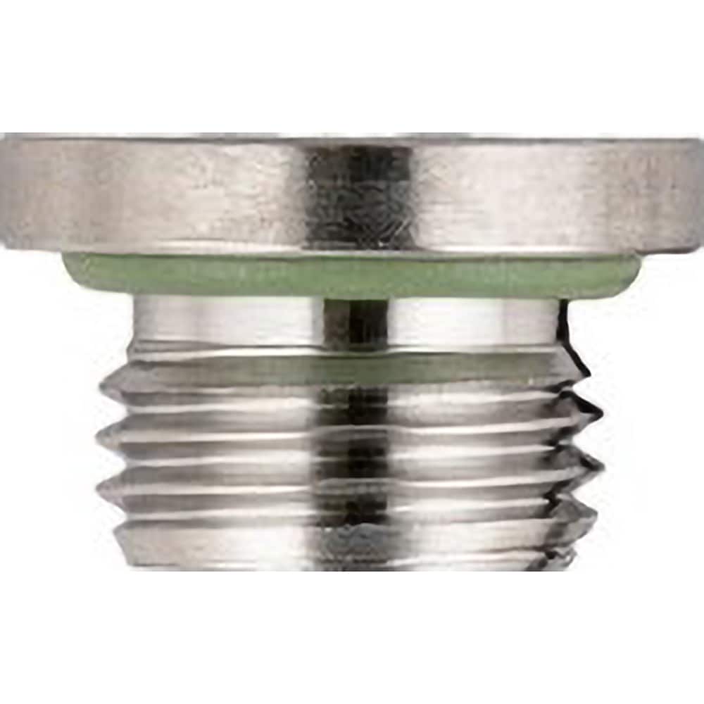 Aignep USA - Stainless Steel Pipe Fittings; Type: Male Plug BSPP Internal Hex 1/2 ; Fitting Size: 1/2 ; End Connections: BSPP ; Material Grade: 316L Stainless Steel ; Pressure Rating (psi): 290 - Exact Industrial Supply