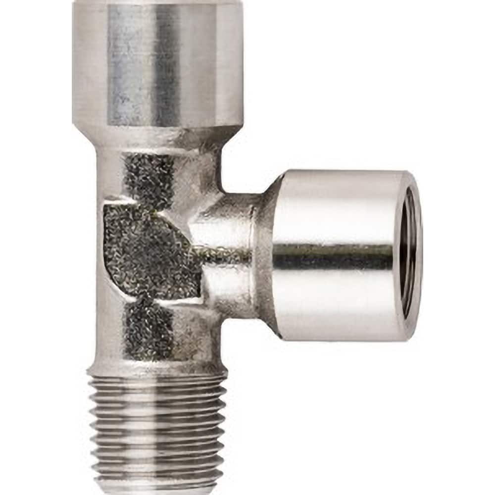 Aignep USA - Stainless Steel Pipe Fittings; Type: Female ; Fitting Size: 1/8 ; End Connections: BSPT x BSPP ; Material Grade: 316L Stainless Steel ; Pressure Rating (psi): 290 - Exact Industrial Supply