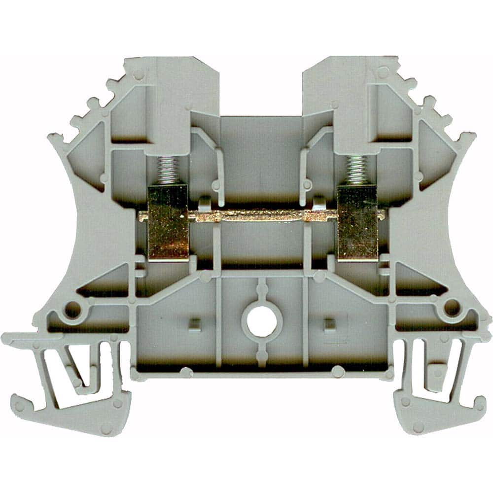 Automation Systems Interconnect - Terminal Blocks; Block Type: General Purpose ; Mounting Type: DIN Rail ; Voltage: 600 ; Amperage: 25 ; Number of Contacts: 2 ; Number of Poles: 2 - Exact Industrial Supply