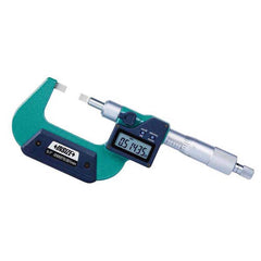 Insize USA LLC - Blade Micrometers; Operation Type: Electronic ; Minimum Measurement (Decimal Inch): 0.0000 ; Maximum Measurement (Decimal Inch): 1.0000 ; Thimble Type: Ratchet Stop ; Data Output: Yes ; Digital Counter: No - Exact Industrial Supply