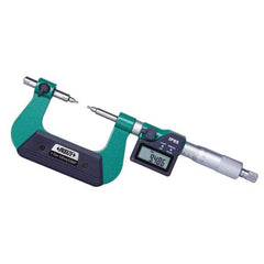 Insize USA LLC - Disc Micrometers; Operation Type: Electronic ; Minimum Measurement (Decimal Inch): 0.0000 ; Maximum Measurement (Decimal Inch): 1.0000 ; Thimble Type: Ratchet Stop ; Digital Counter: No ; Calibrated: Yes - Exact Industrial Supply