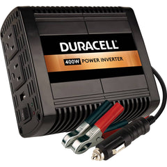 Duracell - Power Inverters; Input Voltage: 12 ; Output Voltage: 115 VAC ; Continuous Output Power (W): 320 ; Peak Output Power (W): 640 ; Maximum Input Current Rating (A): 33 ; Cooling Method: Fan Cooled - Exact Industrial Supply